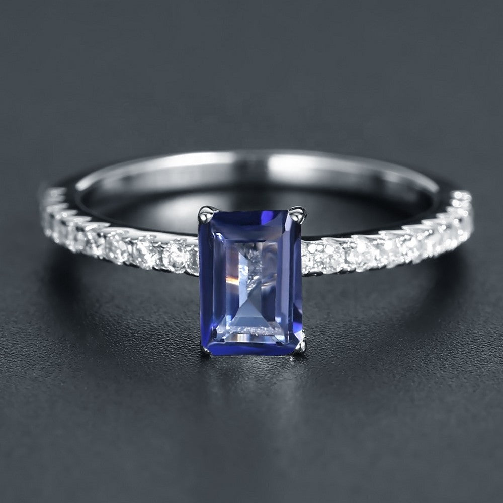 Privé Mystic Quartz Ring - Emerald Cut