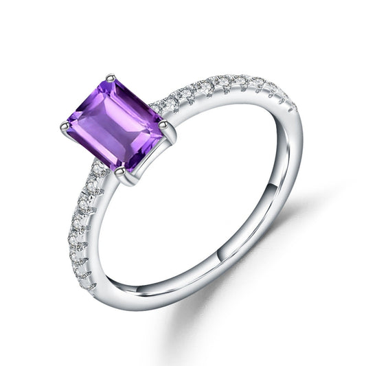 Privé Amethyst Ring - Emerald Cut