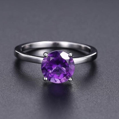 Heritage 4 Claw Amethyst Solitaire Ring