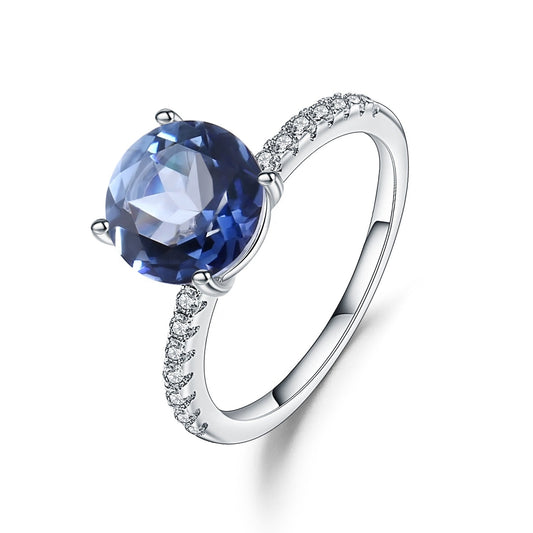Privé Mystic Quartz Ring - Round Brilliant Cut