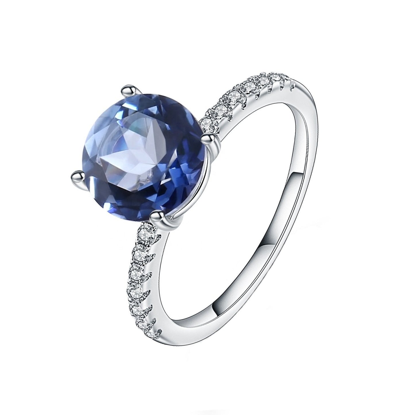 Privé Mystic Quartz Ring - Round Brilliant Cut