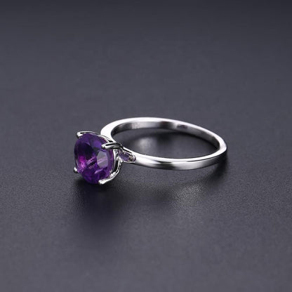 Heritage 4 Claw Amethyst Solitaire Ring